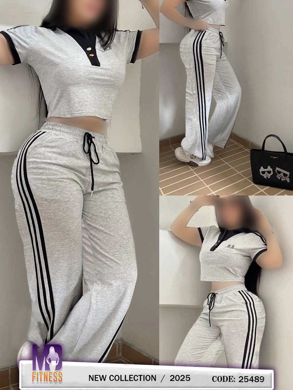 ست تیشرت شلوار ۳خط