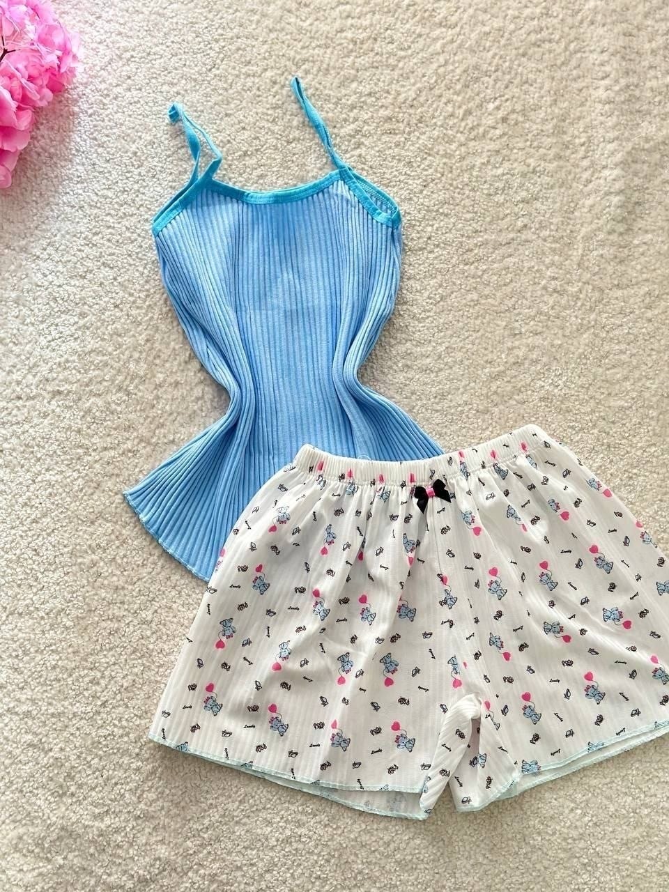 ست تاپ و شورتک زنانه